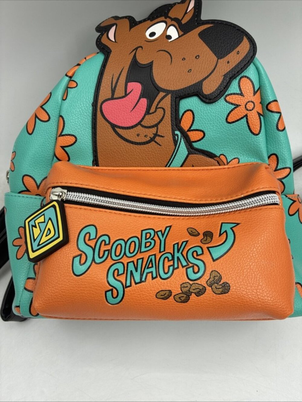 Scooby Doo Mini Backpack Scooby Snacks Cartoon Vegan Leather Bag - Picture 3 of 6